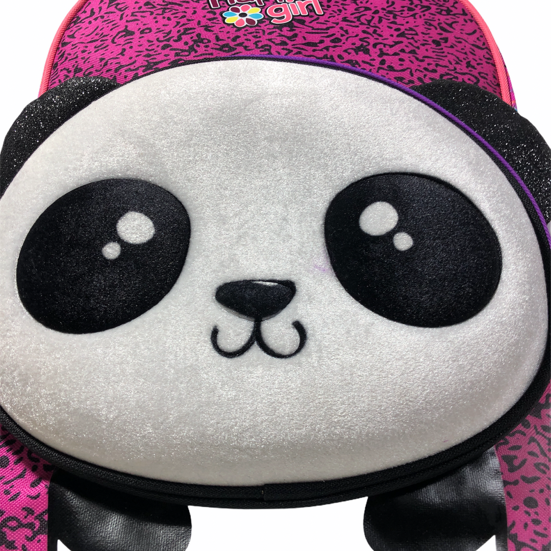MOCHILA ESCOLAR GRANDE PANDA 3D HAPPY GIRL CHENSON – Rimsory