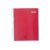 Cuaderno Espiral Plastico Pleno 1/2 Oficio C/C 100 Hjas. LIDER Rojo