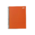 Cuaderno Espiral Metálico Pleno Oficio C/C 100 Hjas. LIDER Naranja